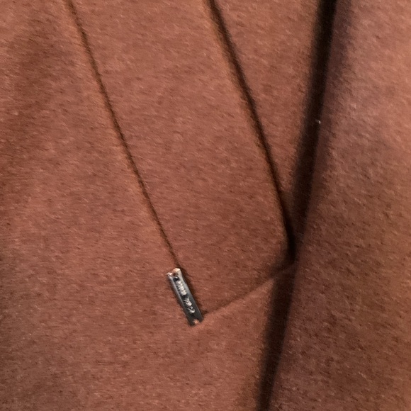 Nine West Brown Trench Coat with Wide Lapels and Relaxed Fit - Picture 4 of 6